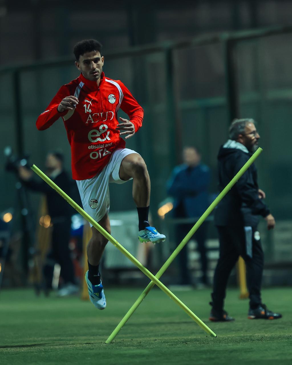 منتخب مصر يخوض ثاني  تدريباته بمركز المنتخبات الوطنية استعدادا لوديتي السعودية و إسبانيا 