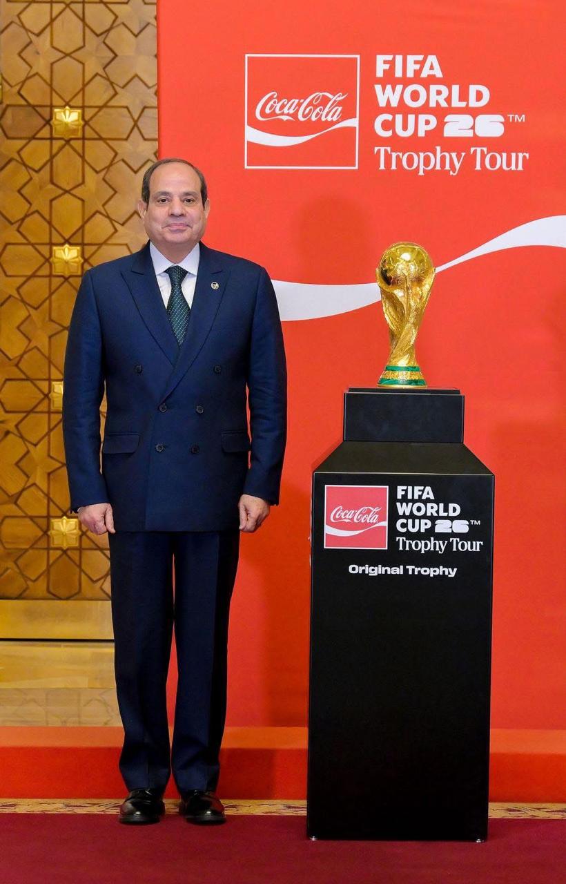 الرئيس السيسي يستقبل وفد الاتحاد الدولي لكرة القدم