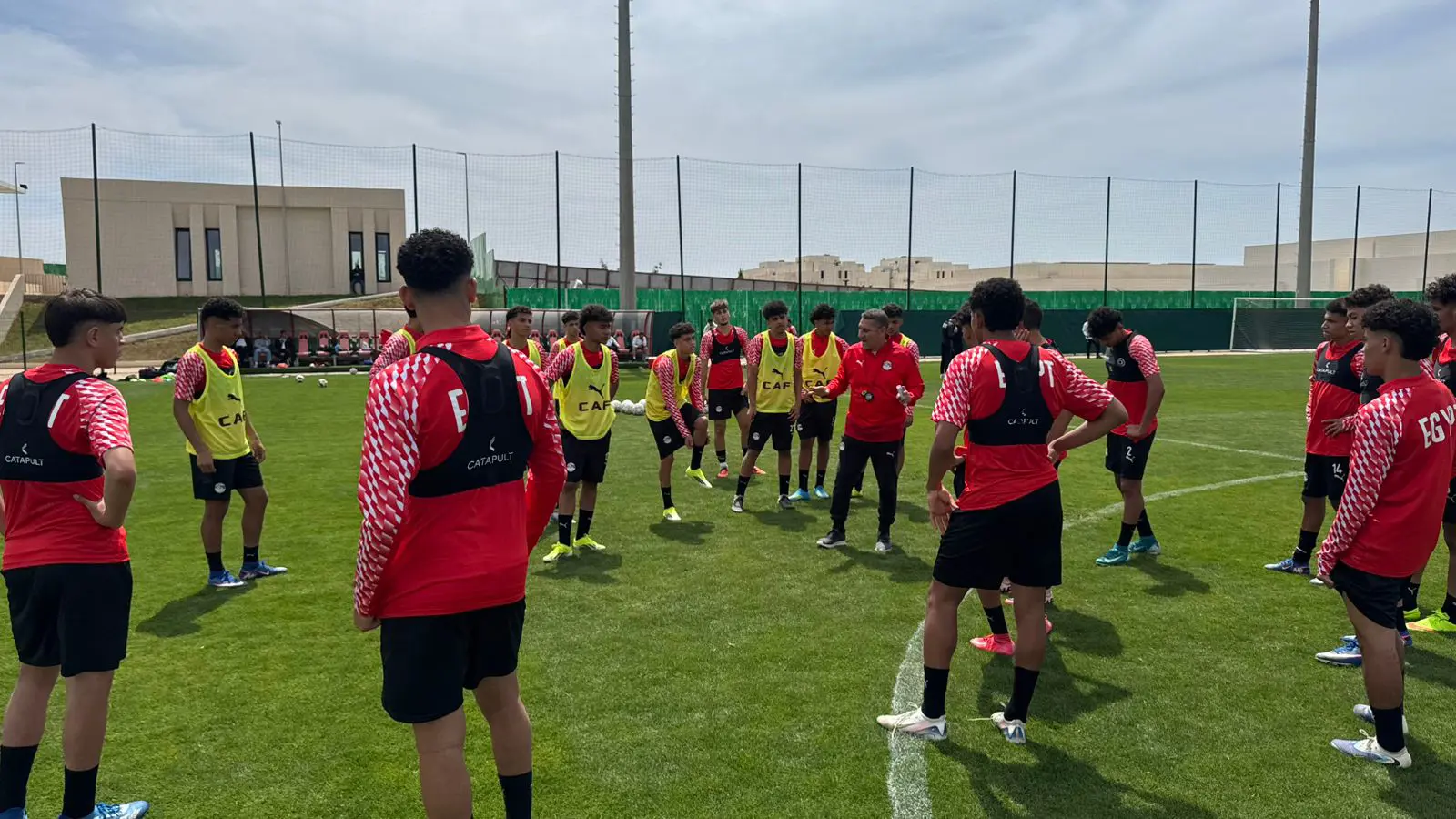 بالصور: تدريبات منتخب الناشئين في المغرب استعدادا لكأس أفريقيا