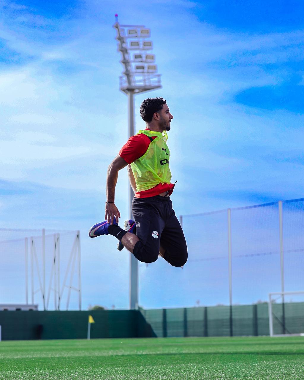 منتخب مصر يواصل تدريباته استعداداً لمواجهة بنين  