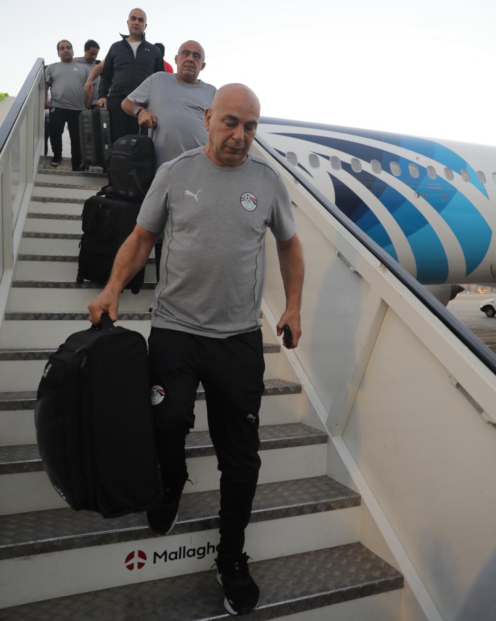 وصول بعثة منتخب مصر من المغرب بعد التأهل للمونديال