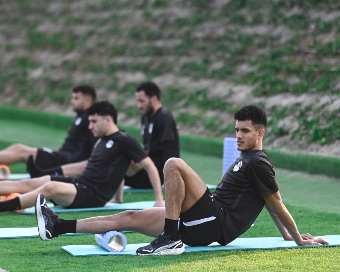 منتخب مصر المشارك في كأس العرب يواصل تحضيراته لمواجهة الإمارات
