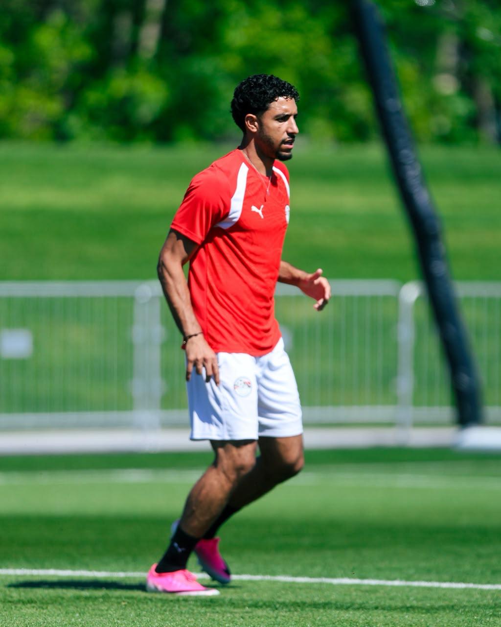 بالصور.. منتخب مصر يختتم تدريباته استعداداً لمواجهة بلجيكا غداً