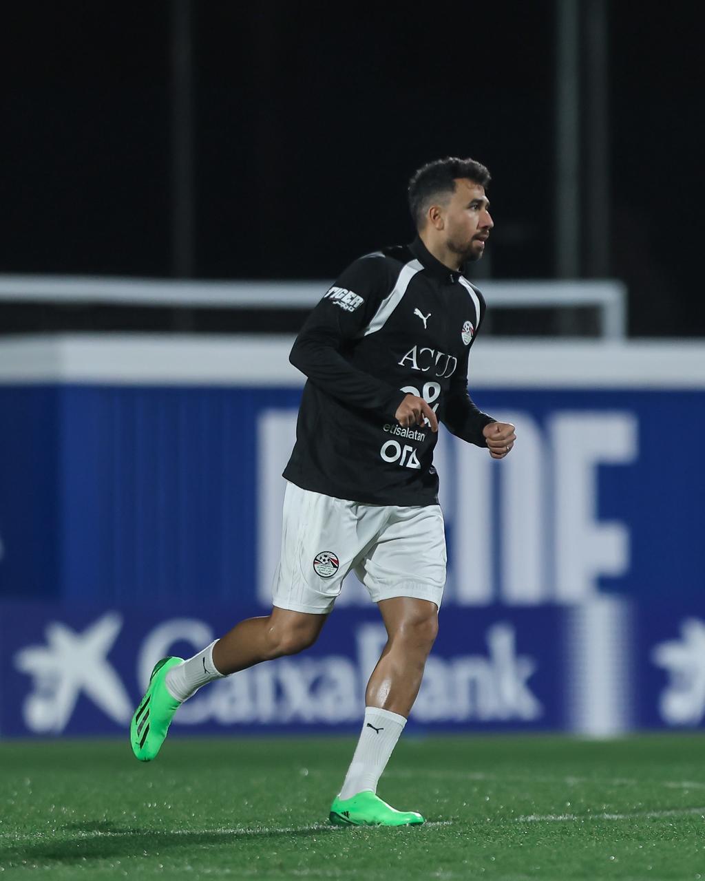 منتخب مصر يخوض تدريبه في "إسبانيول" استعداداً لودية إسبانيا