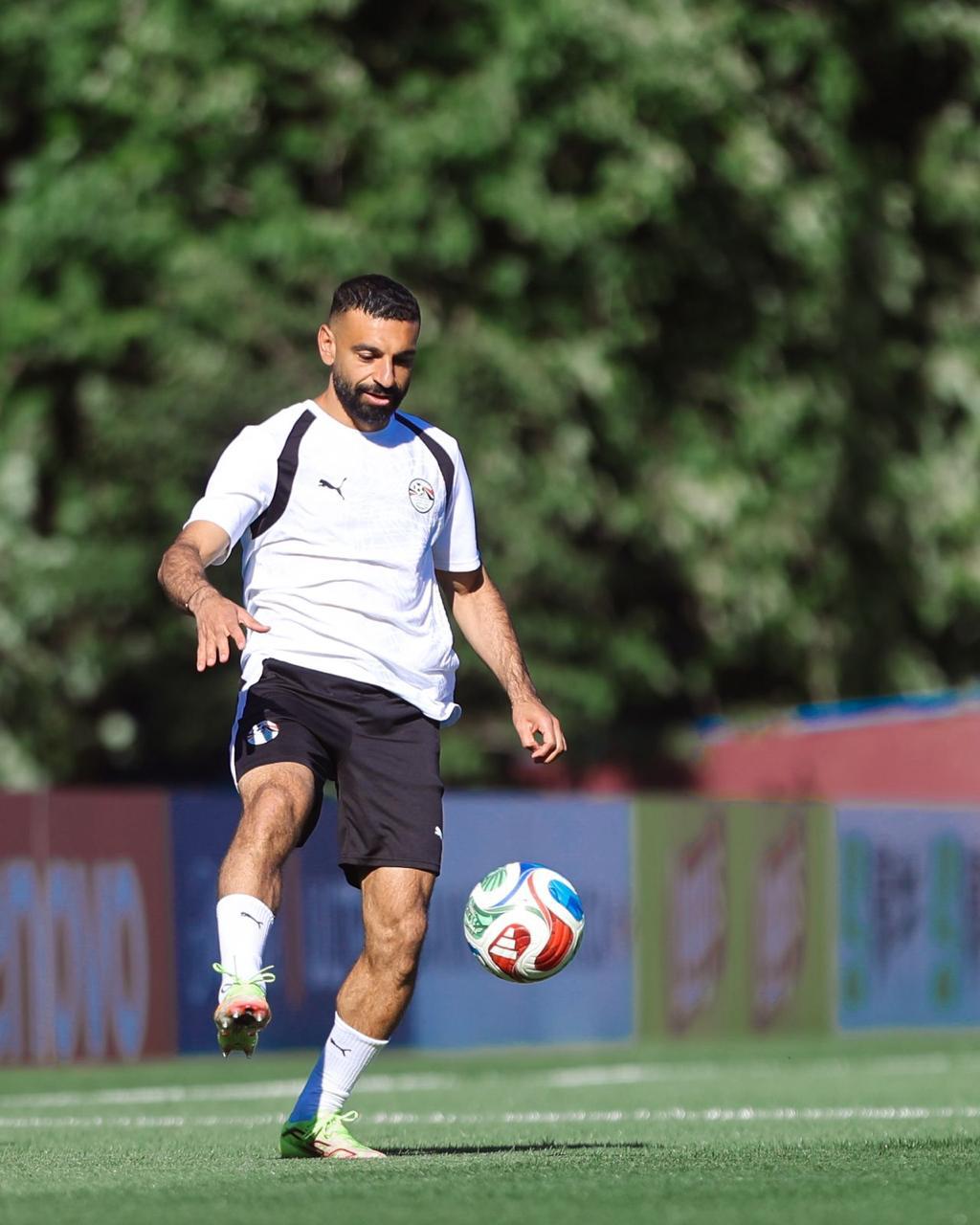 بالصور.. منتخب مصر يواصل الاستعداد لمواجهة نيوزيلندا في كأس العالم