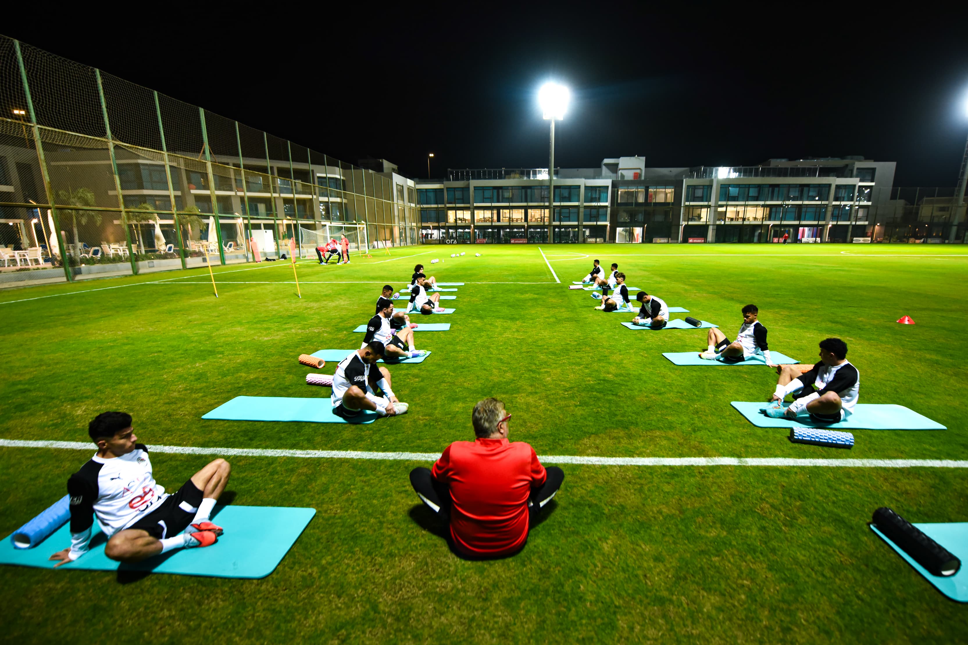 تدريبات منتخب مصر المشارك في كأس العرب قبل السفر إلى قطر