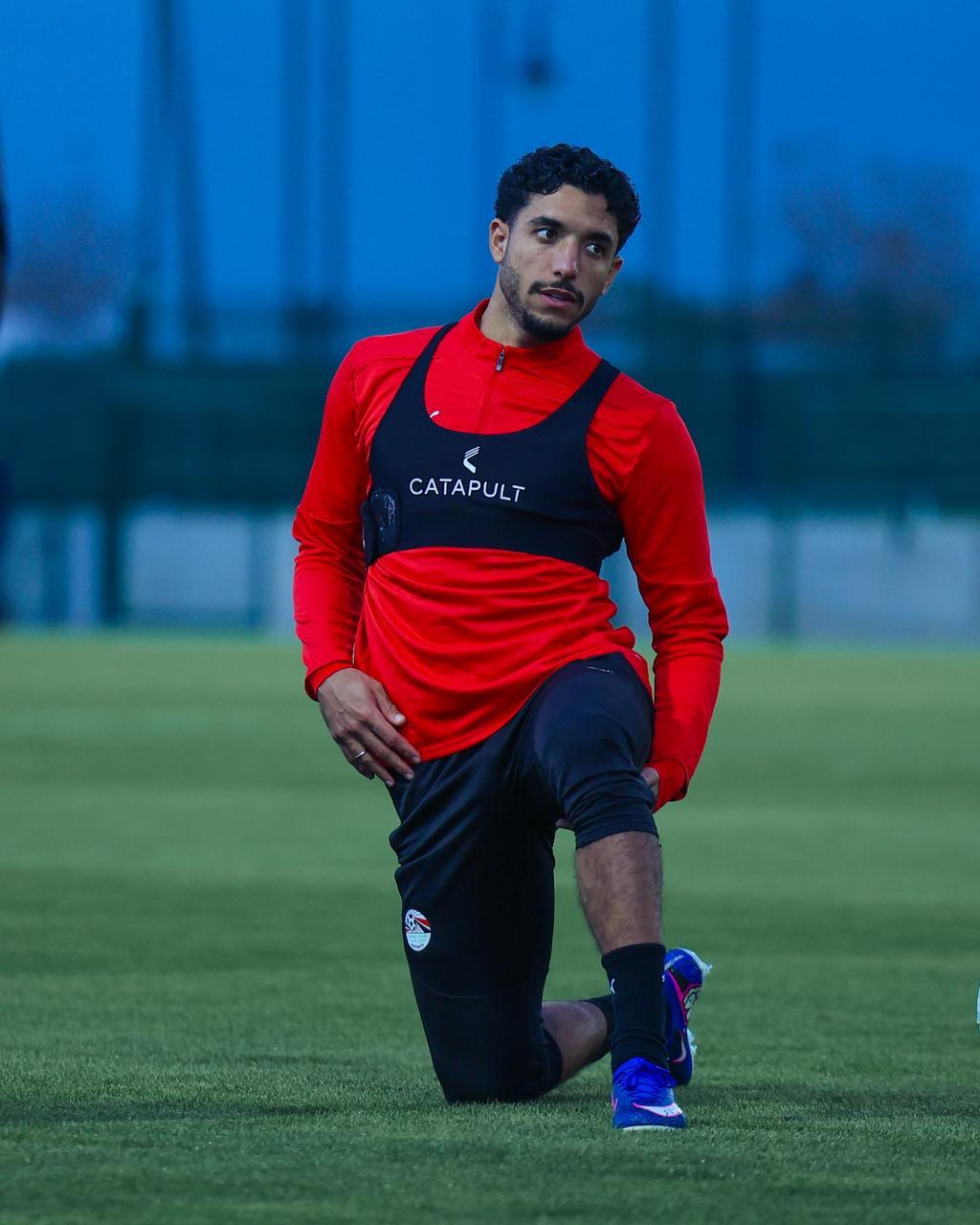 منتخب مصر يخوض آخر  تدريباته قبل مواجهة السنغال