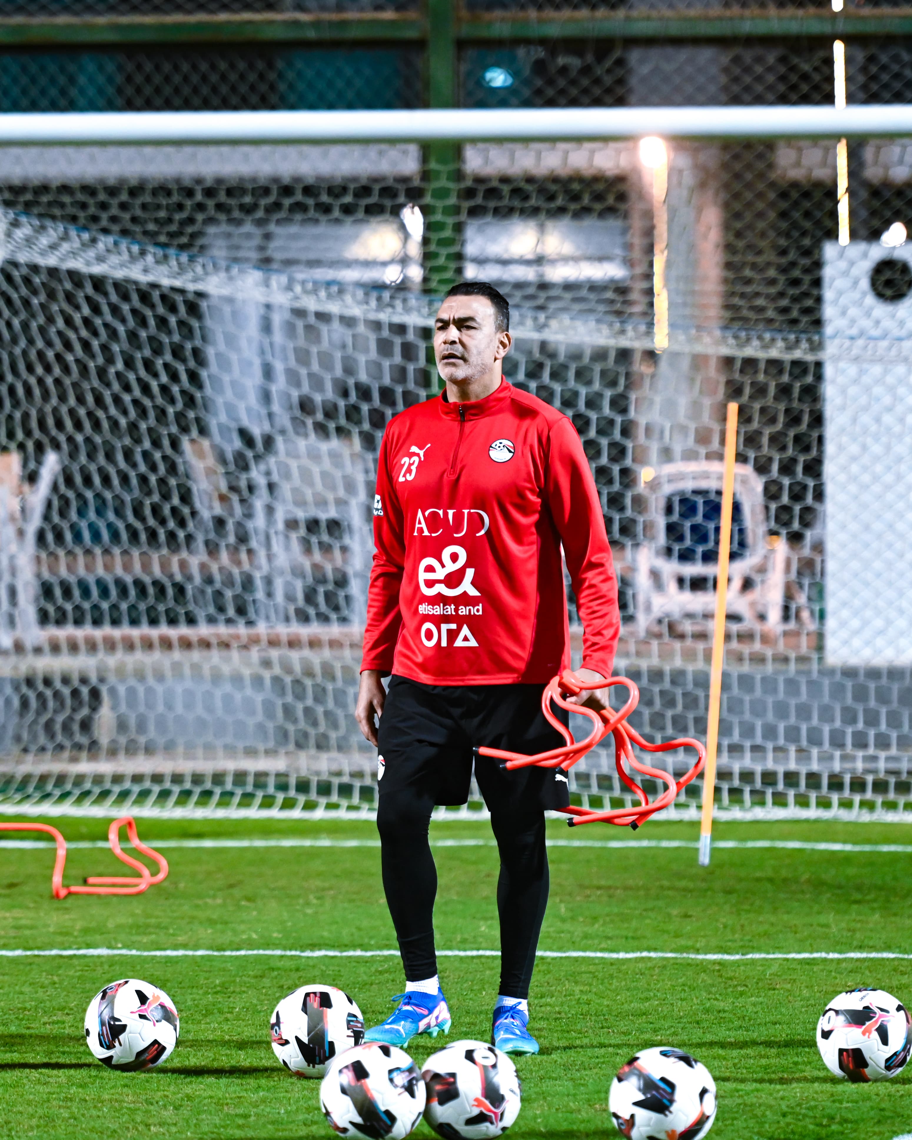 تدريبات منتخب مصر المشارك في كأس العرب قبل السفر إلى قطر