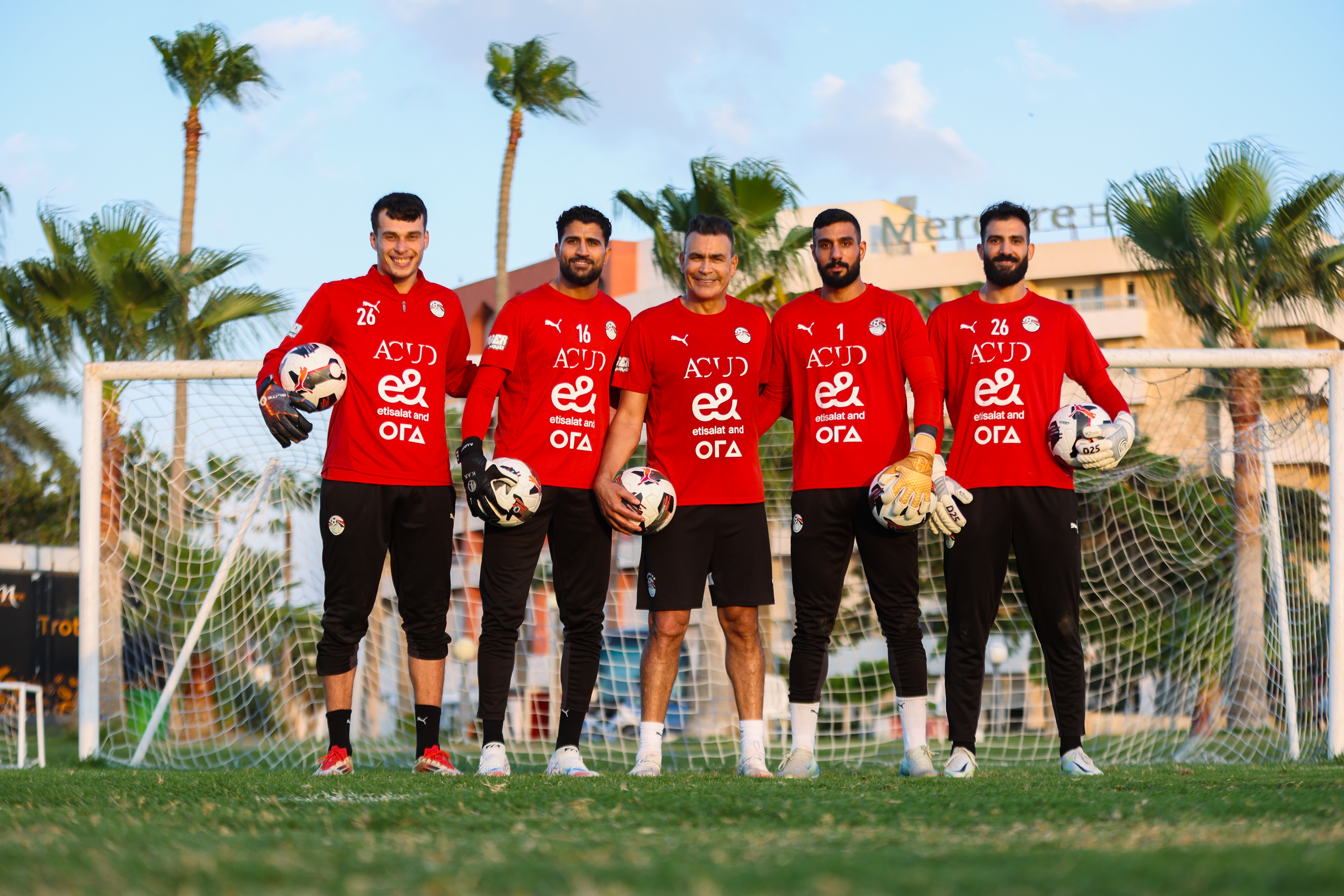 استعدادات منتخب مصر المشارك في كأس العرب لمباراة تونس الودية