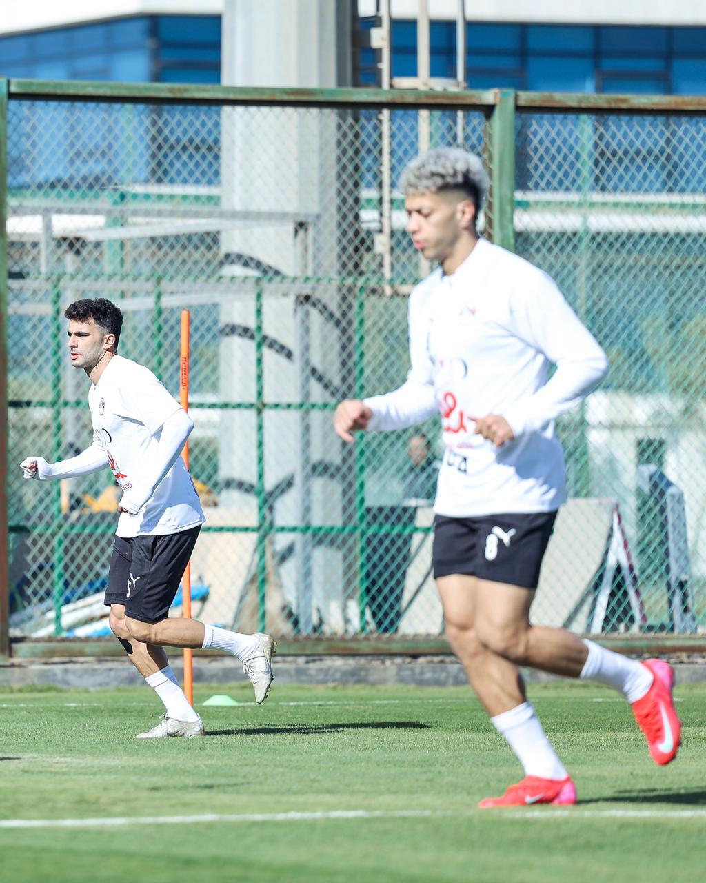 تدريبات منتخب مصر في مركز المنتخبات الوطنية استعدادا لأمم أفريقيا