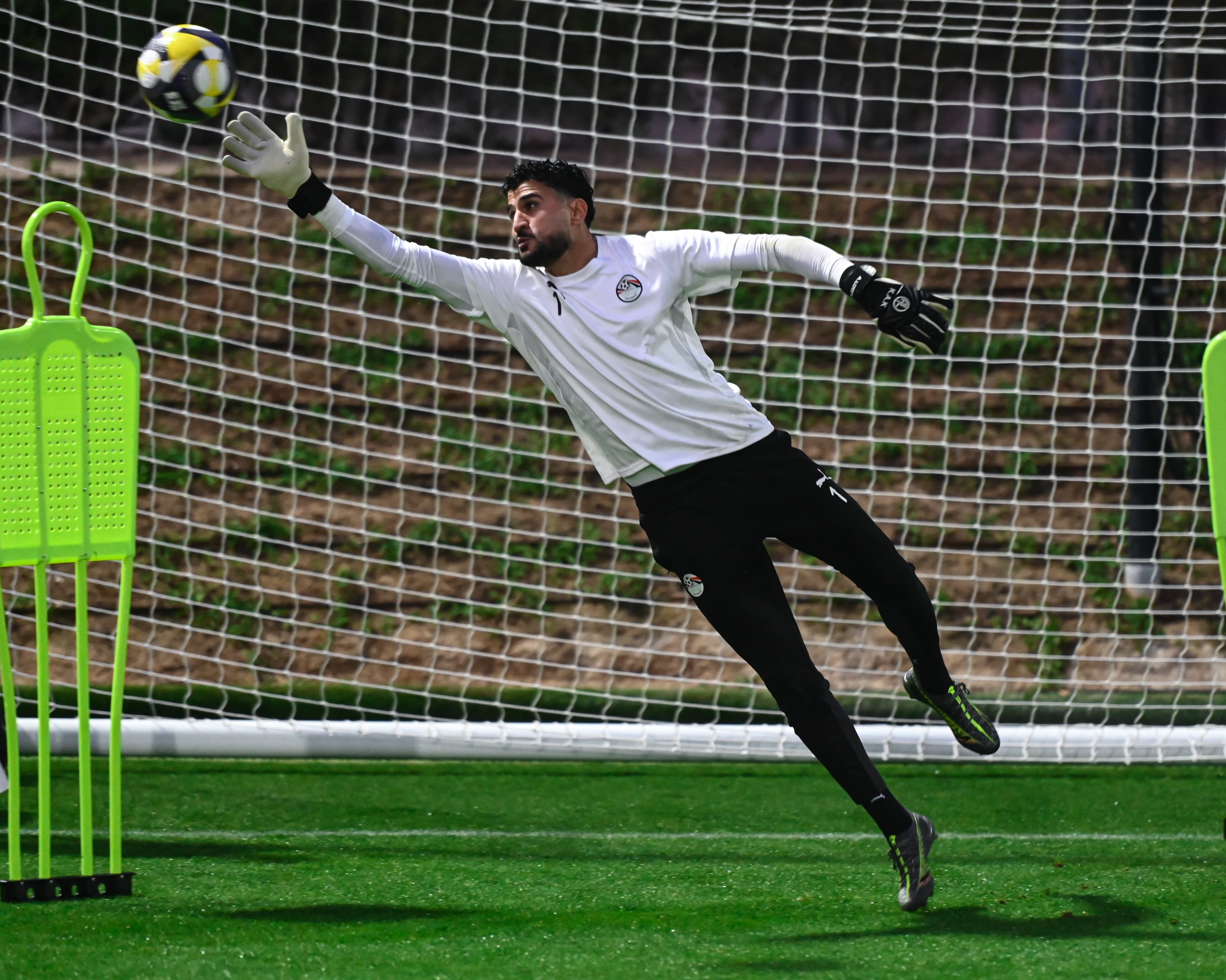 تدريبات منتخب مصر المشارك في كأس العرب استعدادا لمواجهة الأردن