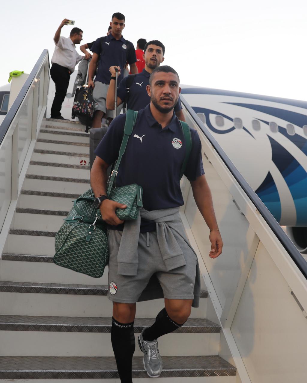وصول بعثة منتخب مصر من المغرب بعد التأهل للمونديال