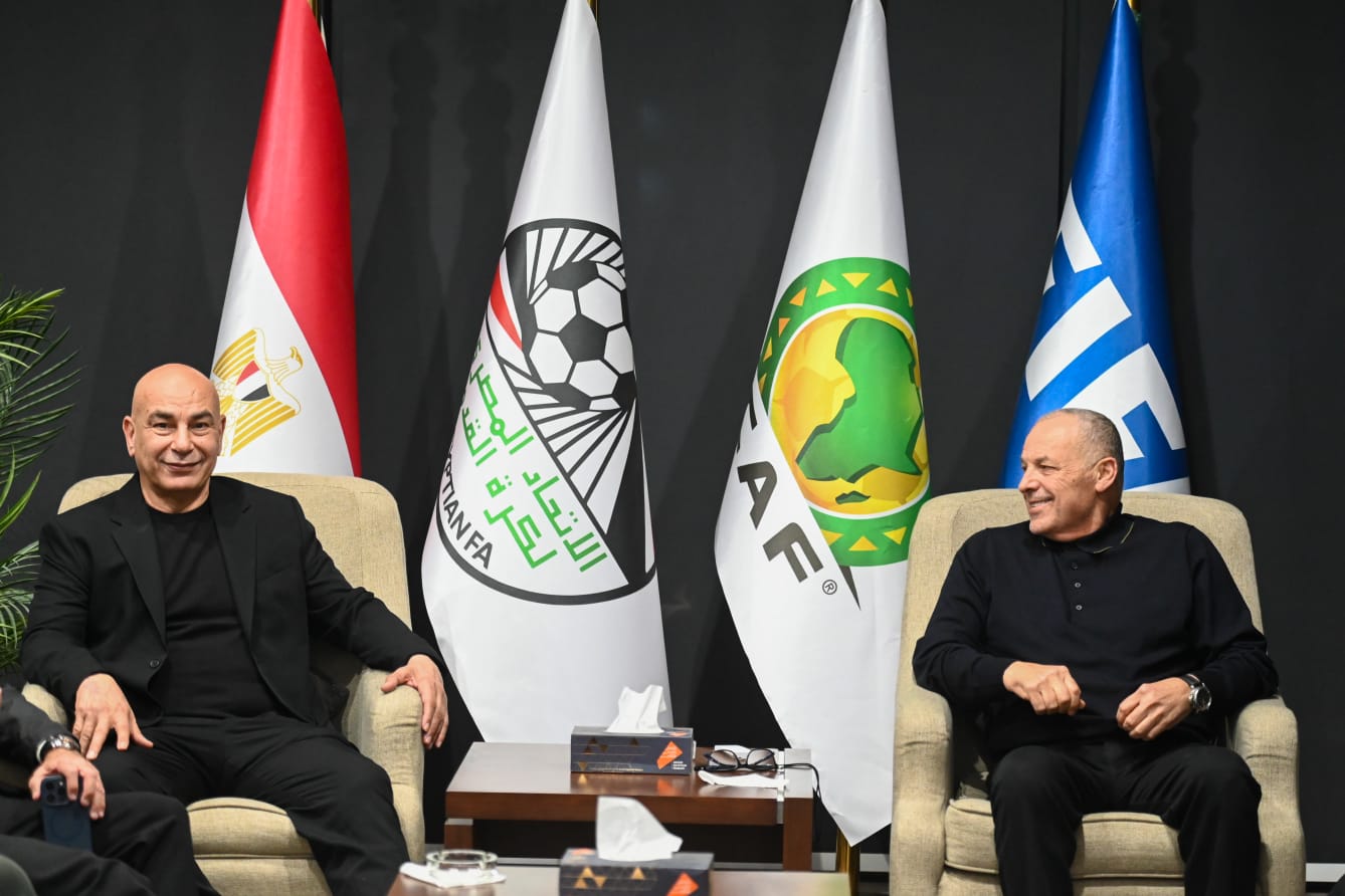 اجتماع حسام حسن وابراهيم حسن ومجلس الإدراة