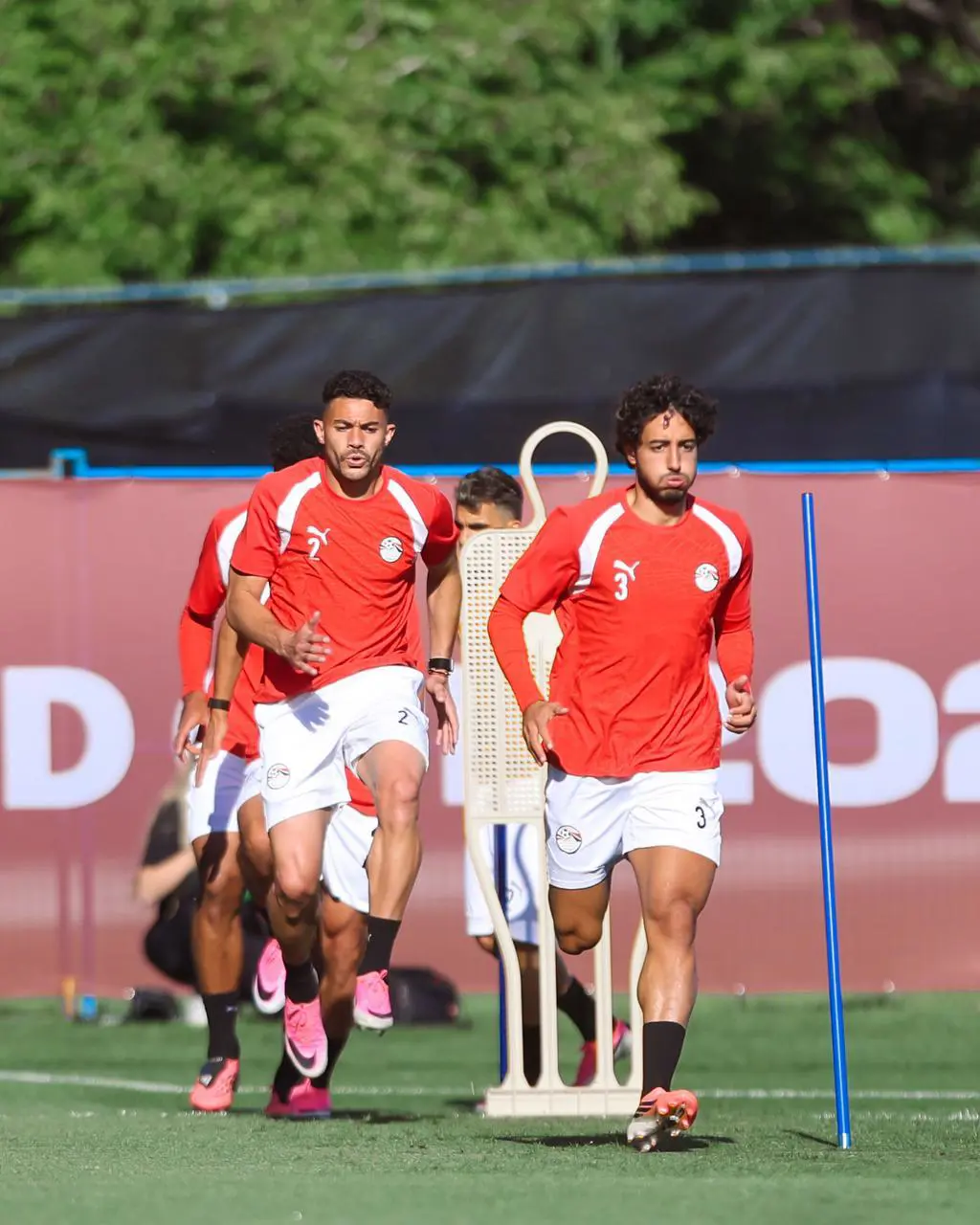 بالصور.. منتخب مصر يختتم تدريباته بفانكوفر استعداداً لمواجهة نيوزيلندا