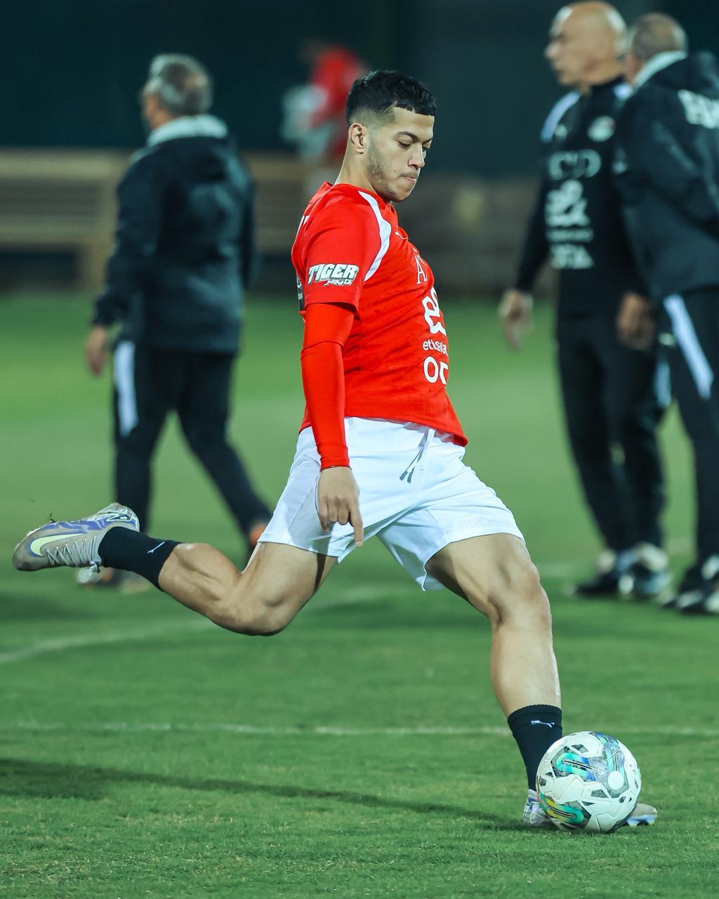 منتخب مصر يخوض ثاني  تدريباته بمركز المنتخبات الوطنية استعدادا لوديتي السعودية و إسبانيا 