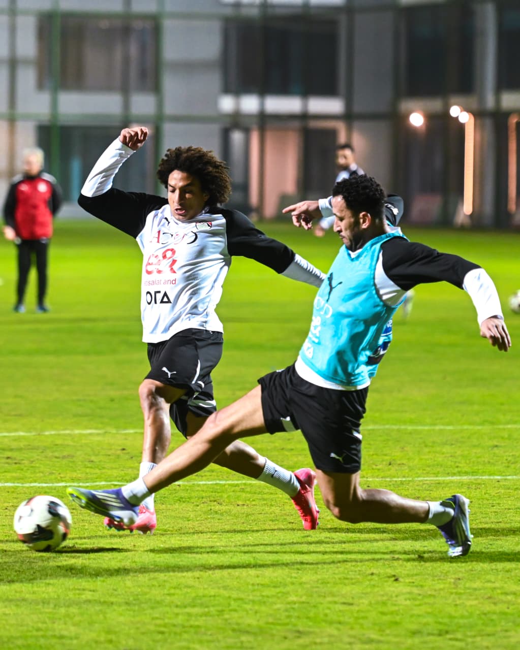 منتخب مصر المشارك في كأس العرب يختتم تدريباته قبل السفر للدوحة
