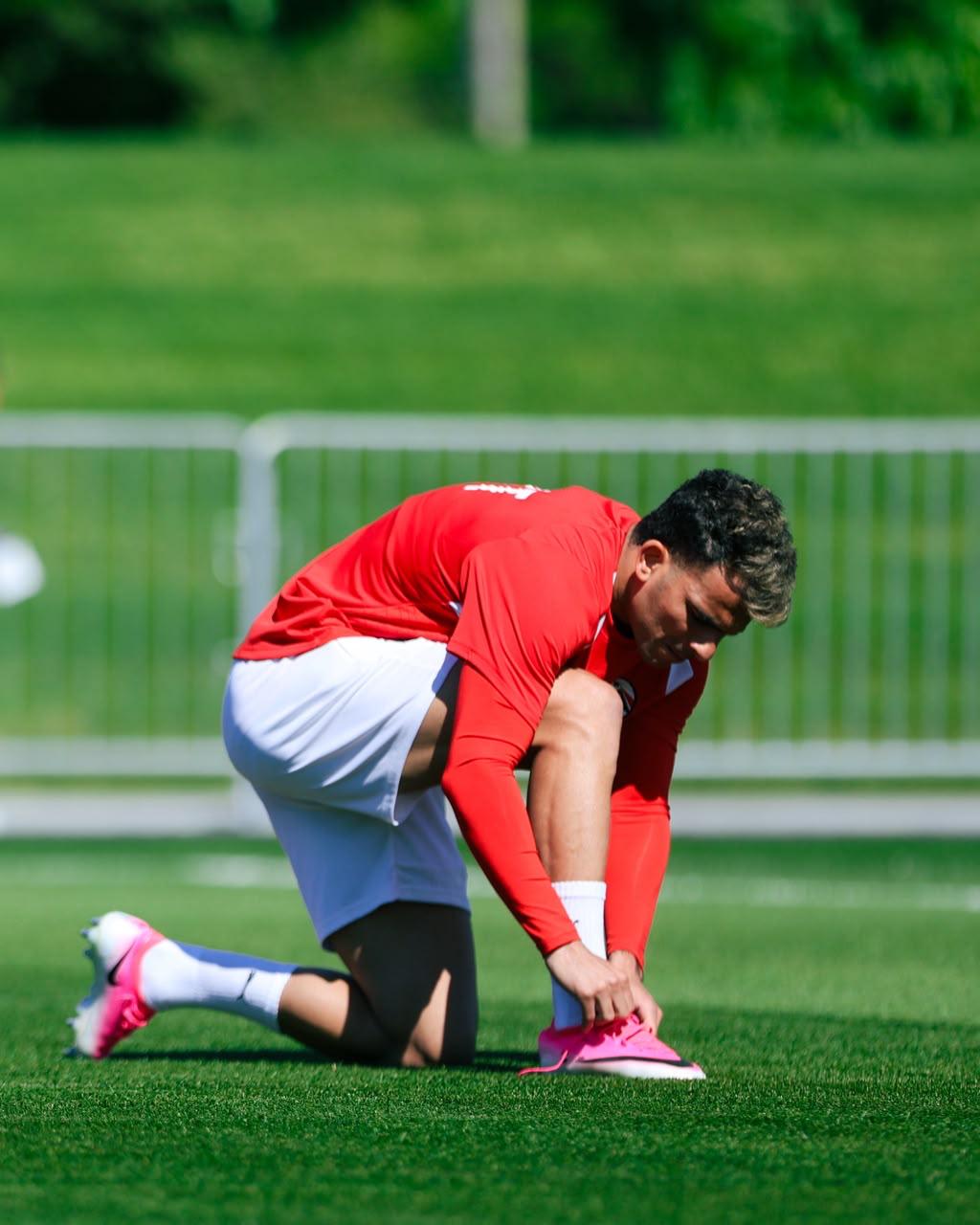 بالصور.. منتخب مصر يختتم تدريباته استعداداً لمواجهة بلجيكا غداً
