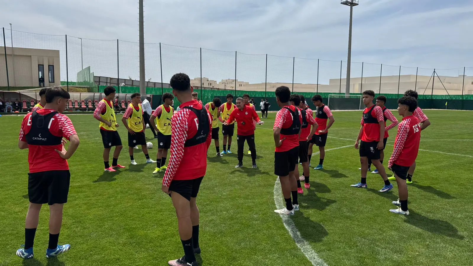 بالصور: تدريبات منتخب الناشئين في المغرب استعدادا لكأس أفريقيا