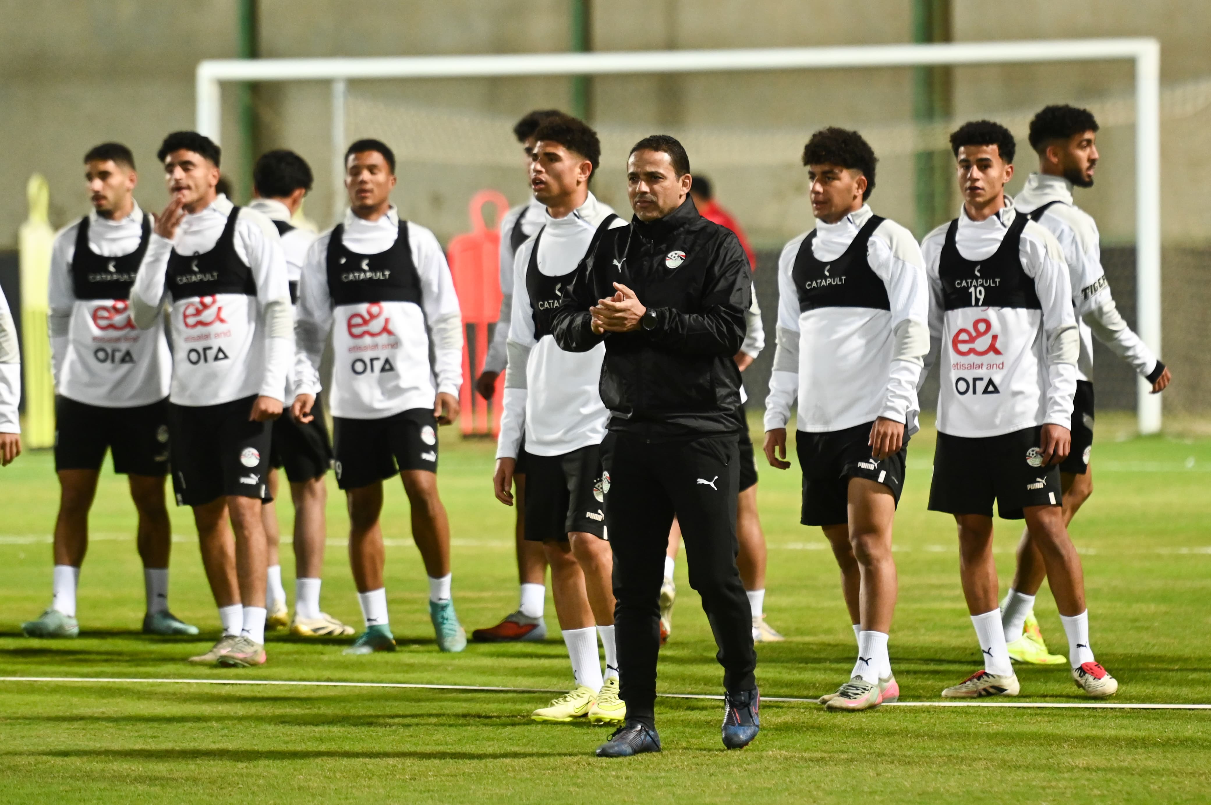 منتخب مصر 2007 يواصل تدريباته استعدادًا لوديتي العراق