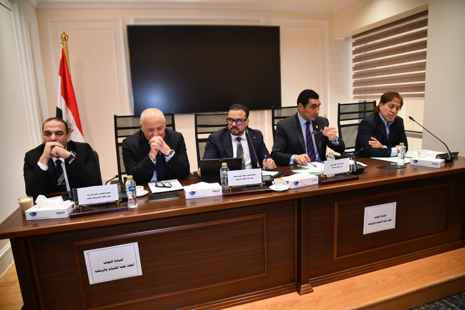 أبوريدة وحسام حسن يتحدثان عن استعدادات المنتخب للمونديال في مجلس النواب