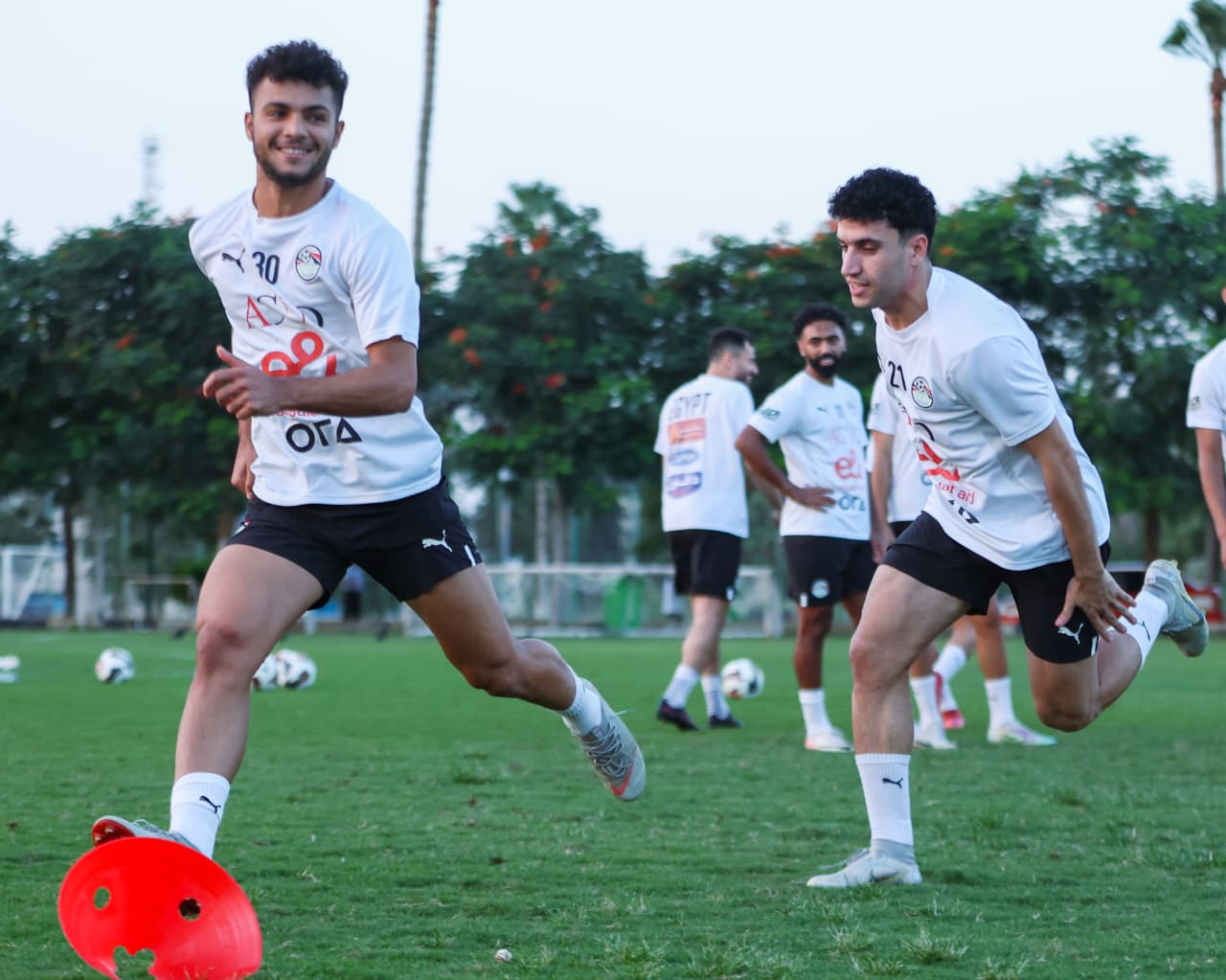 منتخب مصر المشارك في كأس العرب يختتم استعداداته لمواجهة تونس غداً