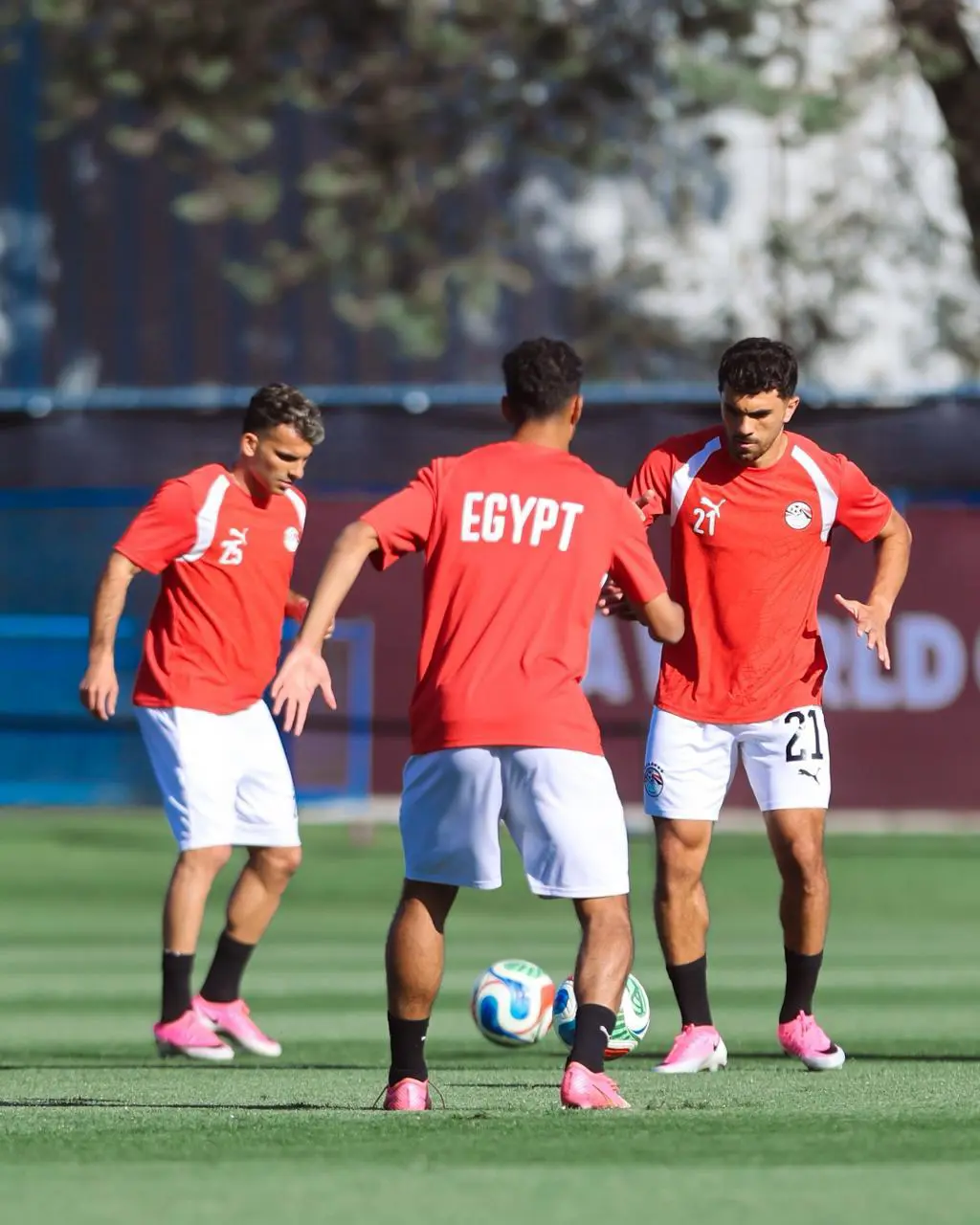 بالصور.. منتخب مصر يختتم تدريباته بفانكوفر استعداداً لمواجهة نيوزيلندا