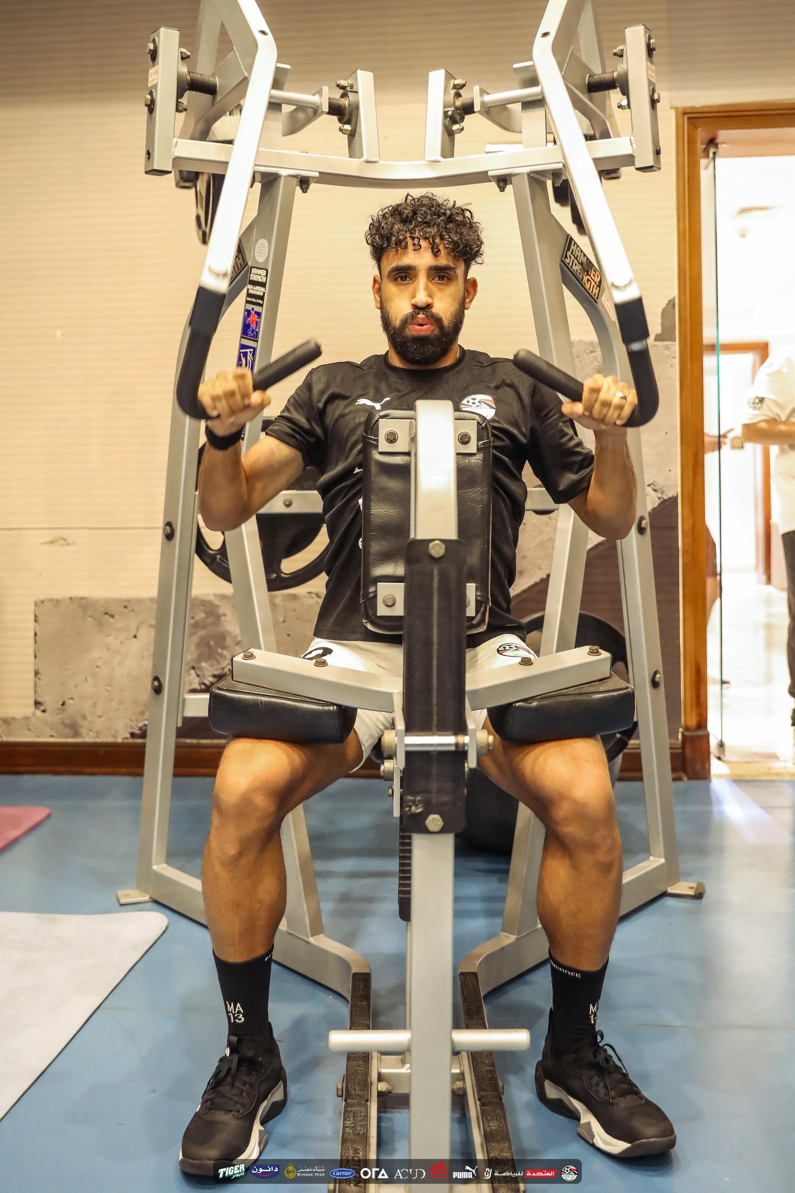 تدريبات بدنية وجلسات استشفاء لمنتخب مصر قبل السفر إلى واجادوجو