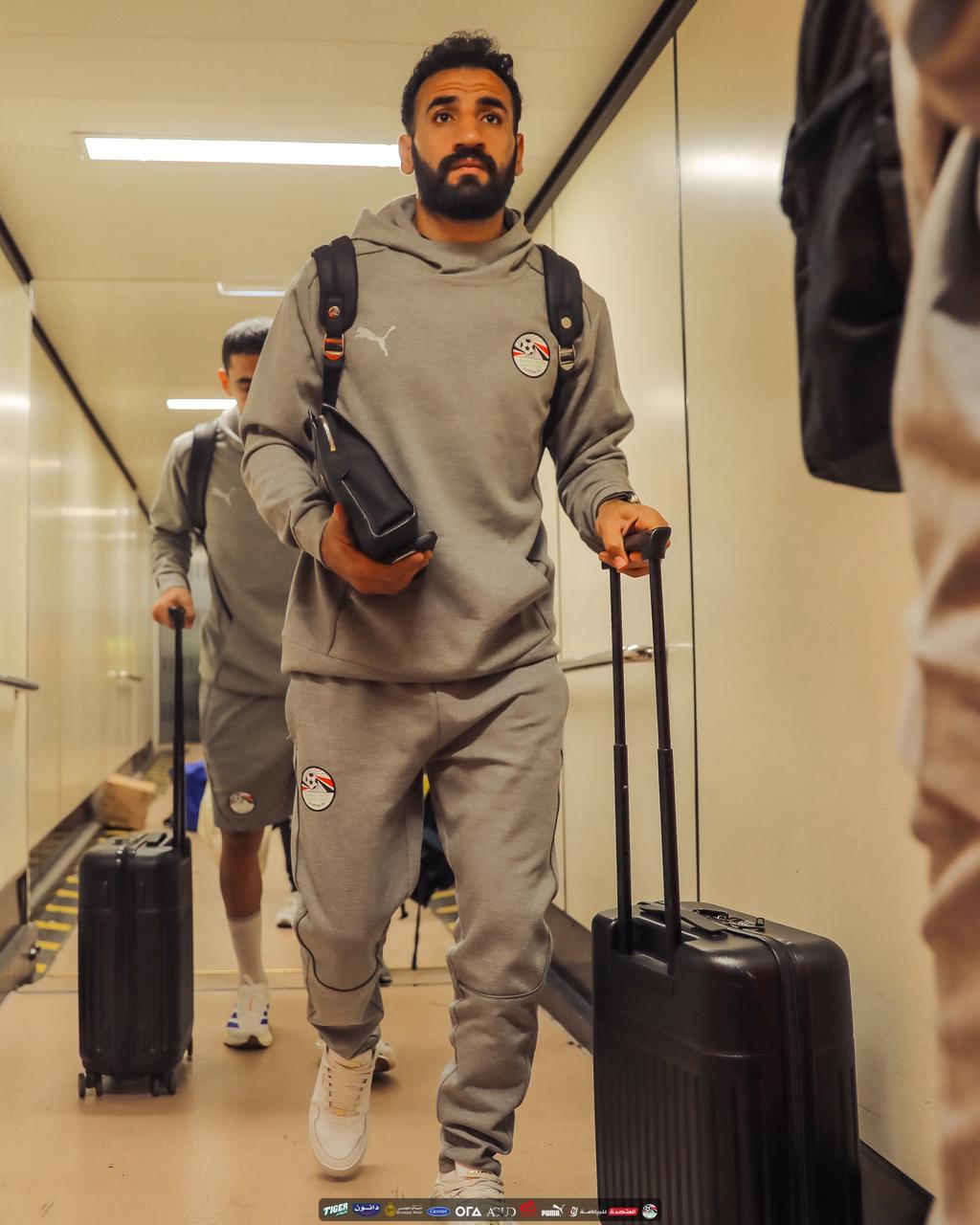 بعثة منتخب مصر تصل  المغرب لمواجهة جيبوتي في تصفيات كأس العالم 