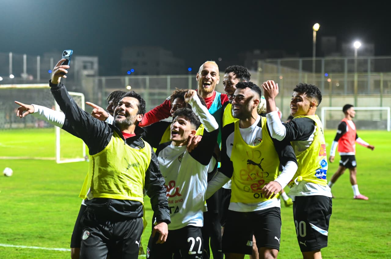منتخب مصر المشارك في كأس العرب يختتم تدريباته قبل السفر للدوحة