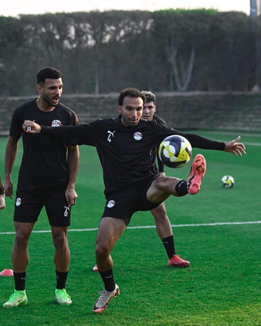 منتخب مصر المشارك في كأس العرب يواصل تحضيراته لمواجهة الإمارات