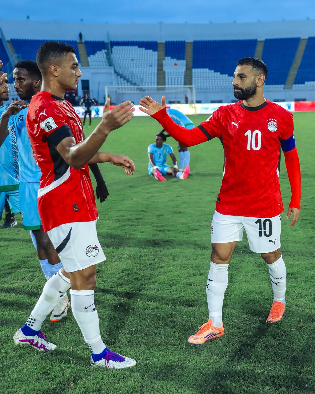 منتخب مصر يهزم جيبوتي بثلاثية ويتأهل لمونديال 2026