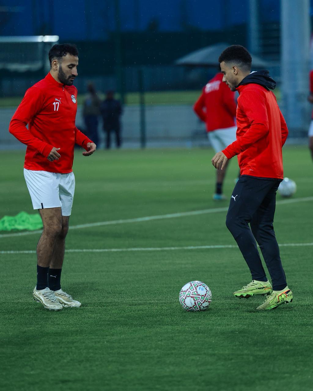 منتخب مصر يخوض آخر  تدريباته قبل مواجهة السنغال