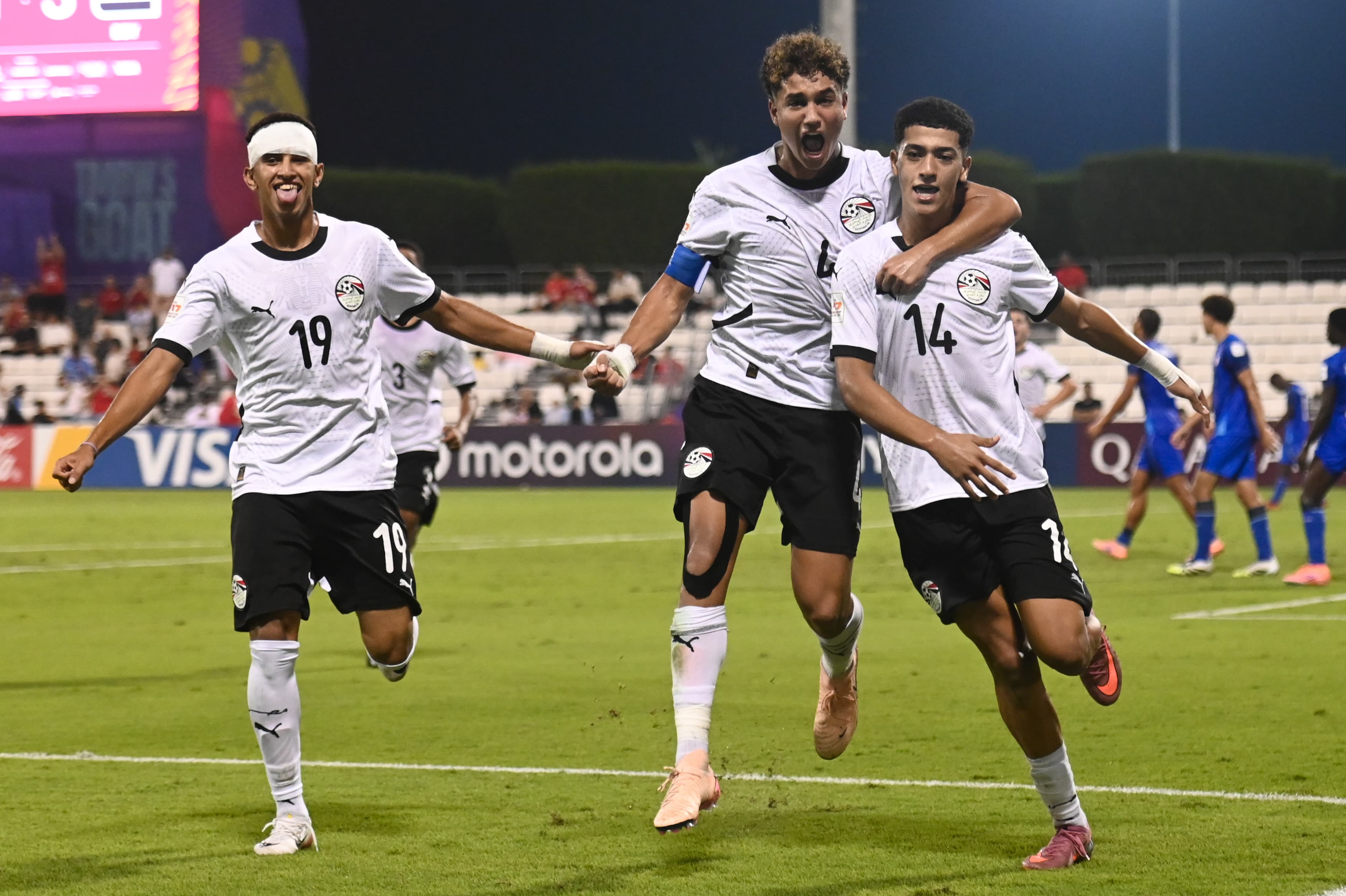 بالصور ..منتخب مصر تحت 17 سنة يفوز على هايتي برباعية