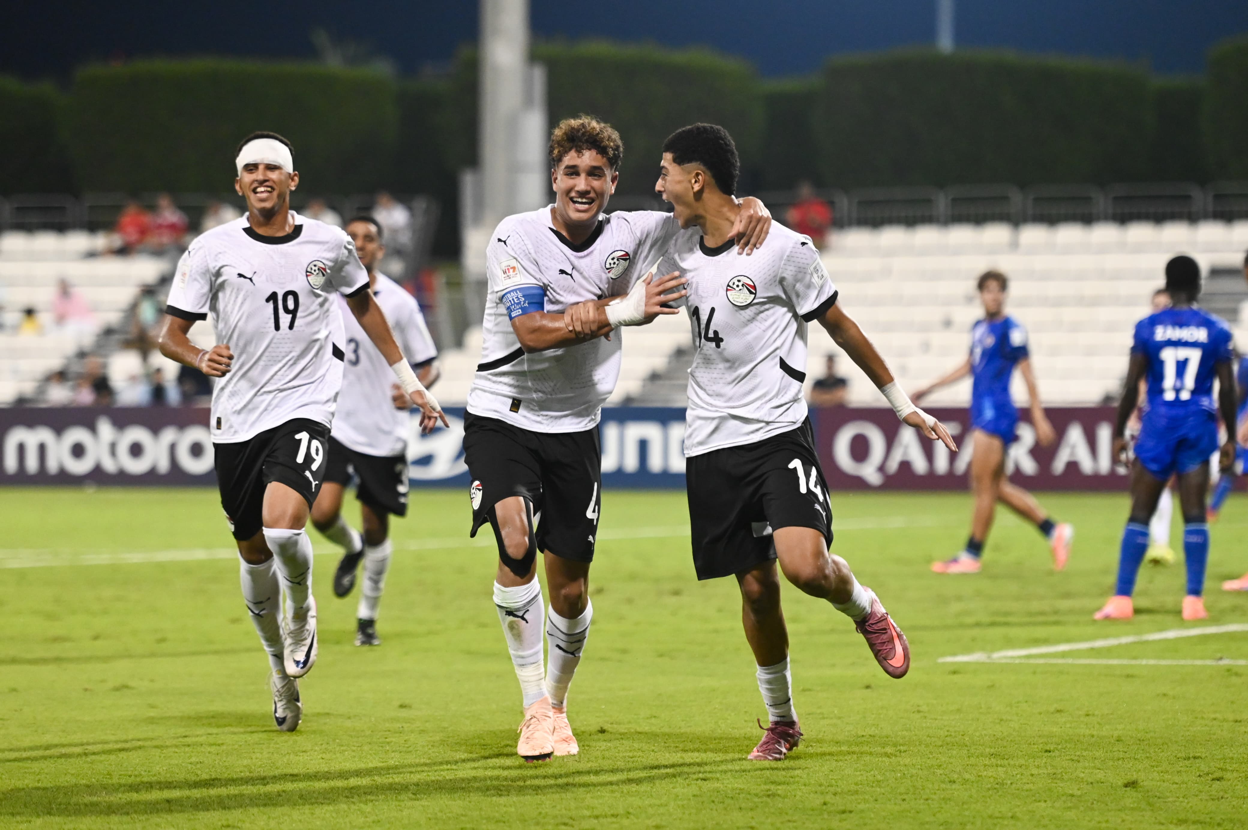 بالصور ..منتخب مصر تحت 17 سنة يفوز على هايتي برباعية