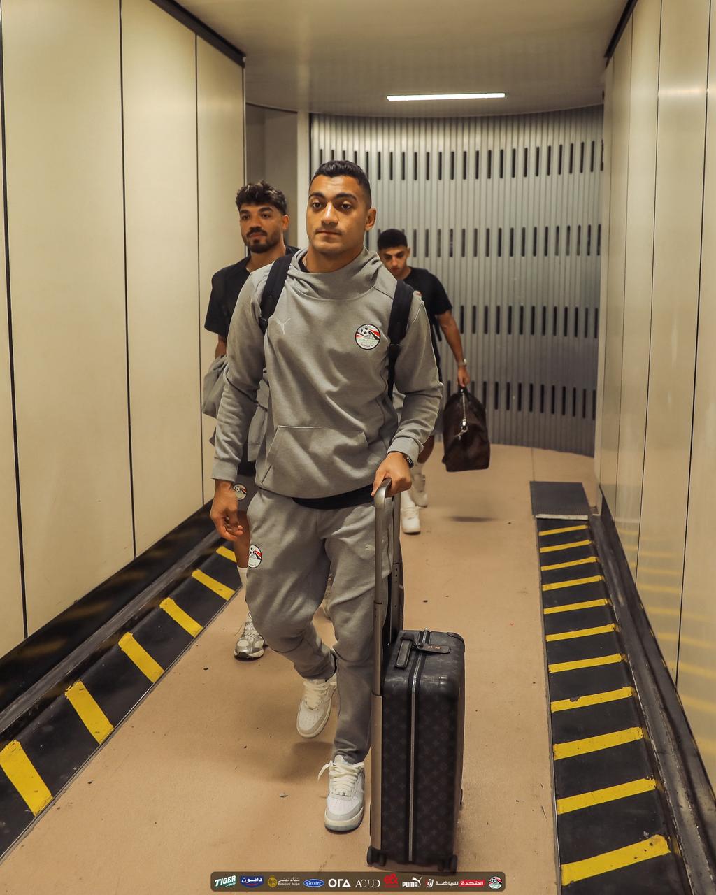 بعثة منتخب مصر تصل  المغرب لمواجهة جيبوتي في تصفيات كأس العالم 