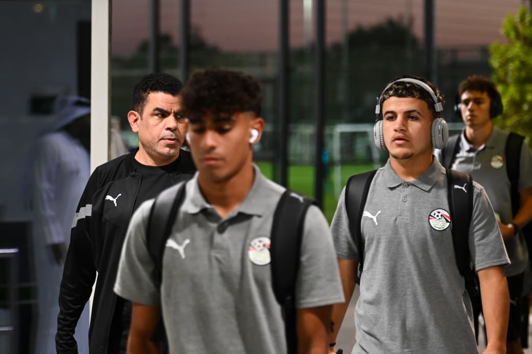 منتخب مصر تحت ١٧ سنة قبل مواجهة قطر الودية