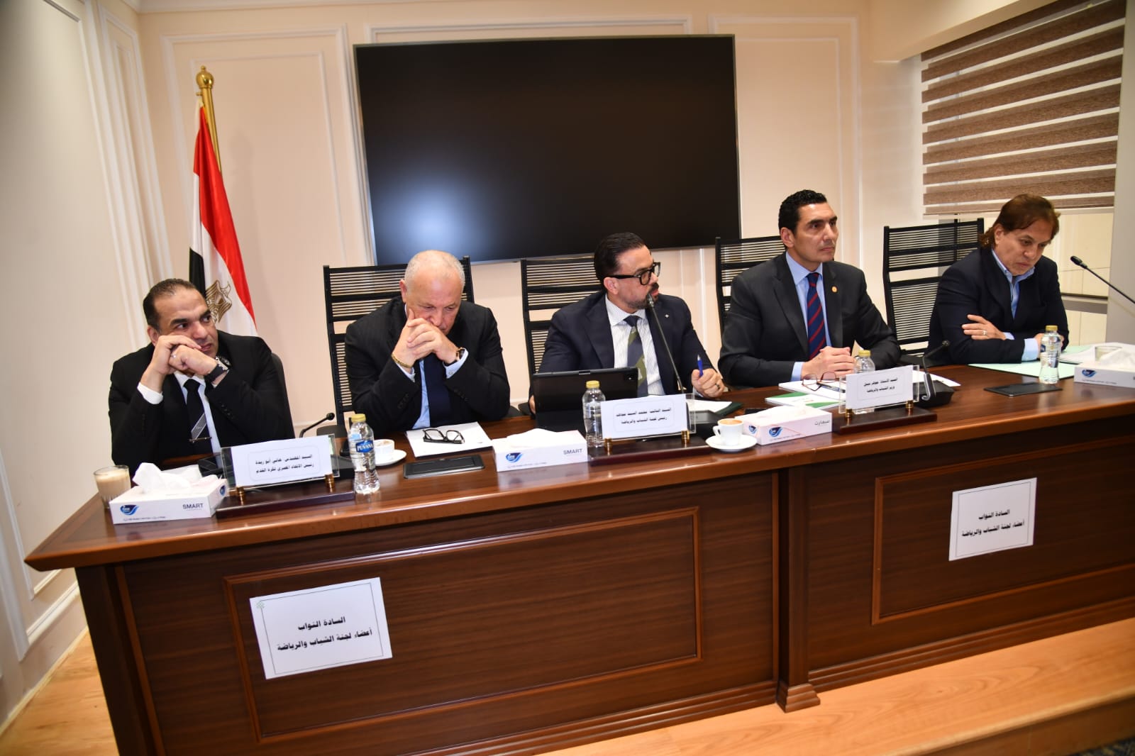 أبوريدة وحسام حسن يتحدثان عن استعدادات المنتخب للمونديال في مجلس النواب