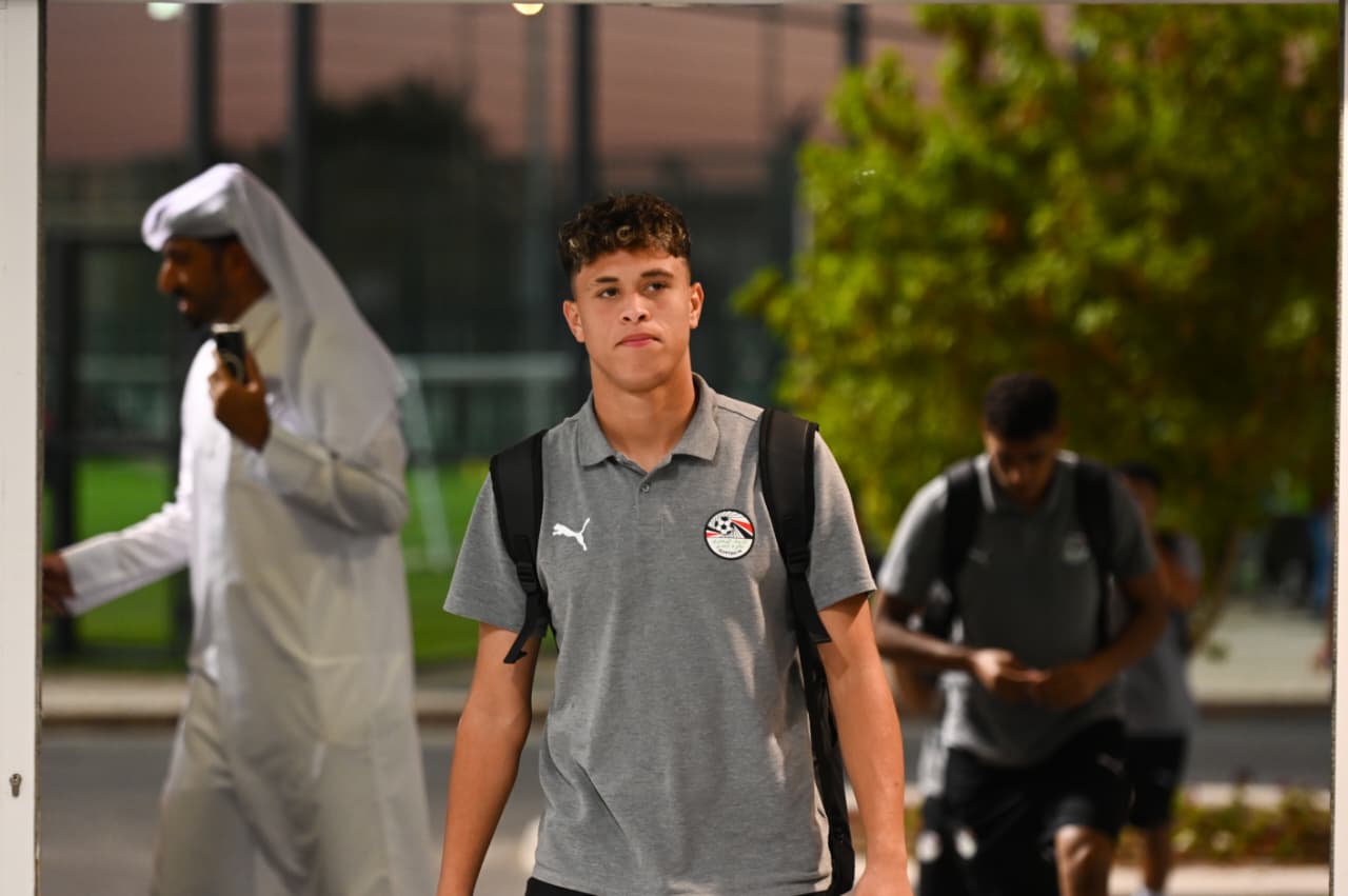 منتخب مصر تحت ١٧ سنة قبل مواجهة قطر الودية