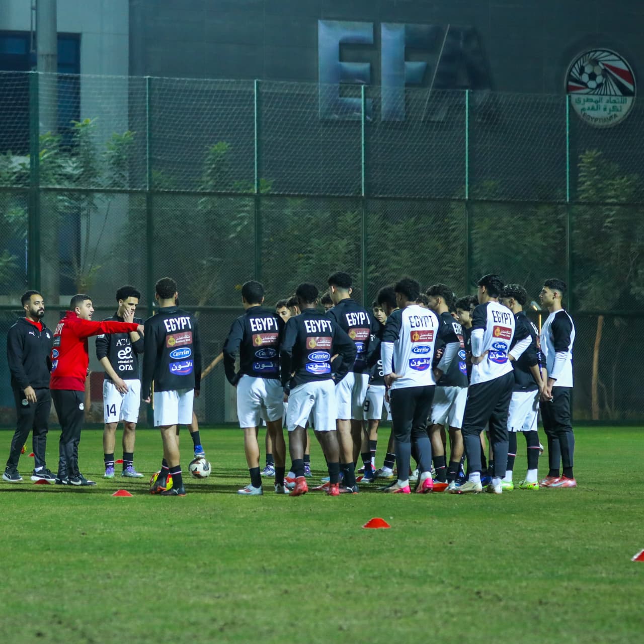 تدريبات منتخب مصر للناشئين