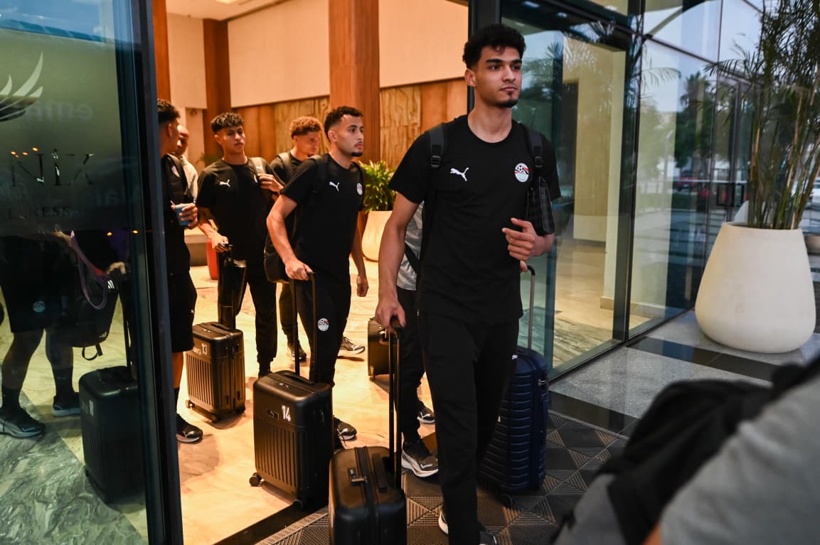 بعثة منتخب مصر تحت 20 سنة تغادر الى تشيلي