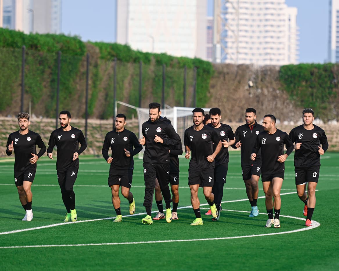 منتخب مصر المشارك في كأس العرب يواصل تحضيراته لمواجهة الإمارات