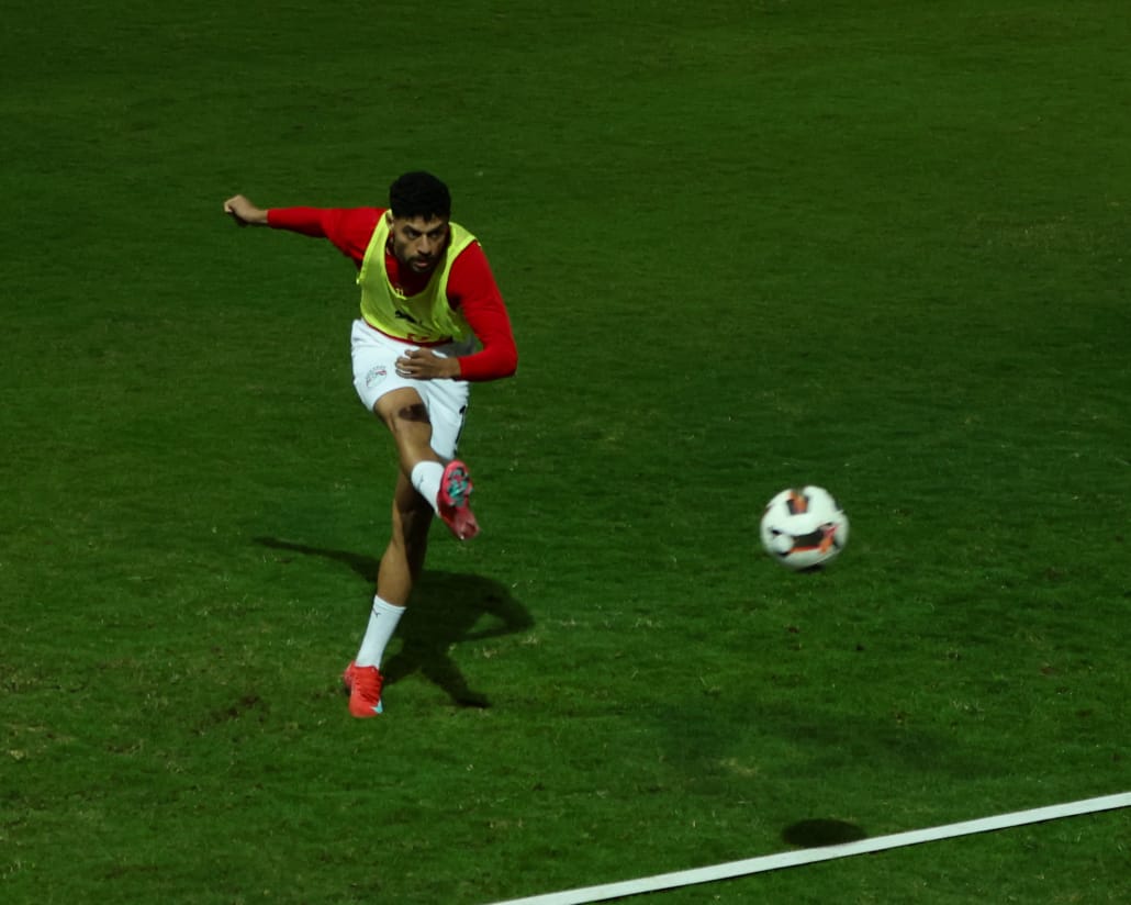 تدريب منتخب مصر المشارك في كأس العرب استعدادًا لمواجهتي الجزائر