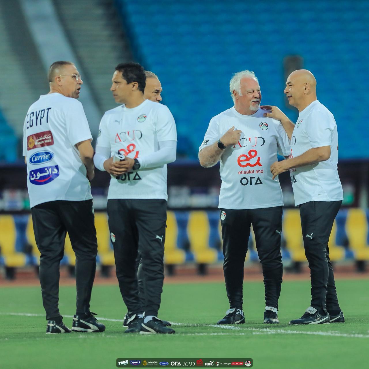 منتخب مصر يؤدي أول تدريباته على ملعب القاهرة قبل السفر للمغرب