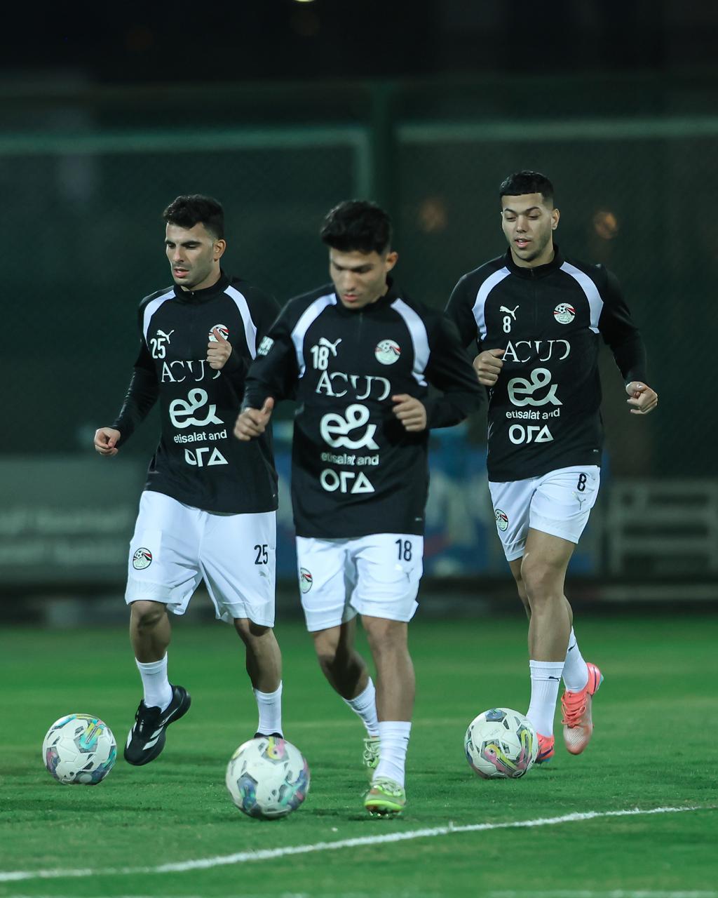 أول تدريبات منتخب مصر استعدادا للسعودية وإسبانيا