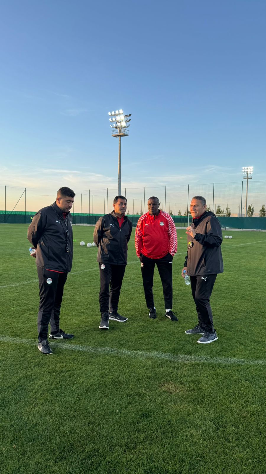 بالصور: منتخب مصر للناشئين يختتم تحضيراته لمواجهة المغرب