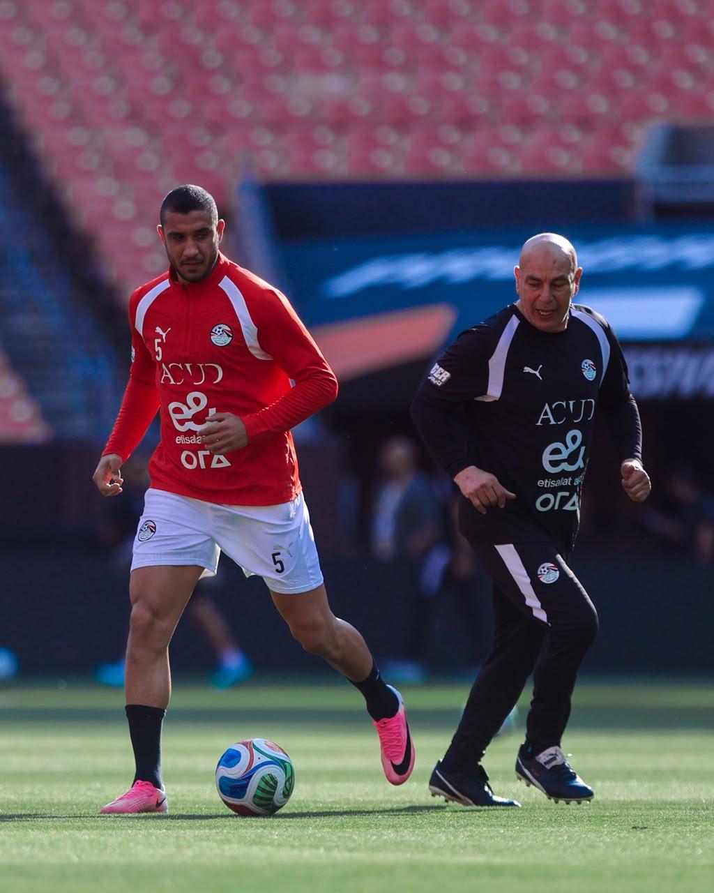 منتخب مصر يختتم تدريباته استعداداً لمواجهة البرازيل ودياً