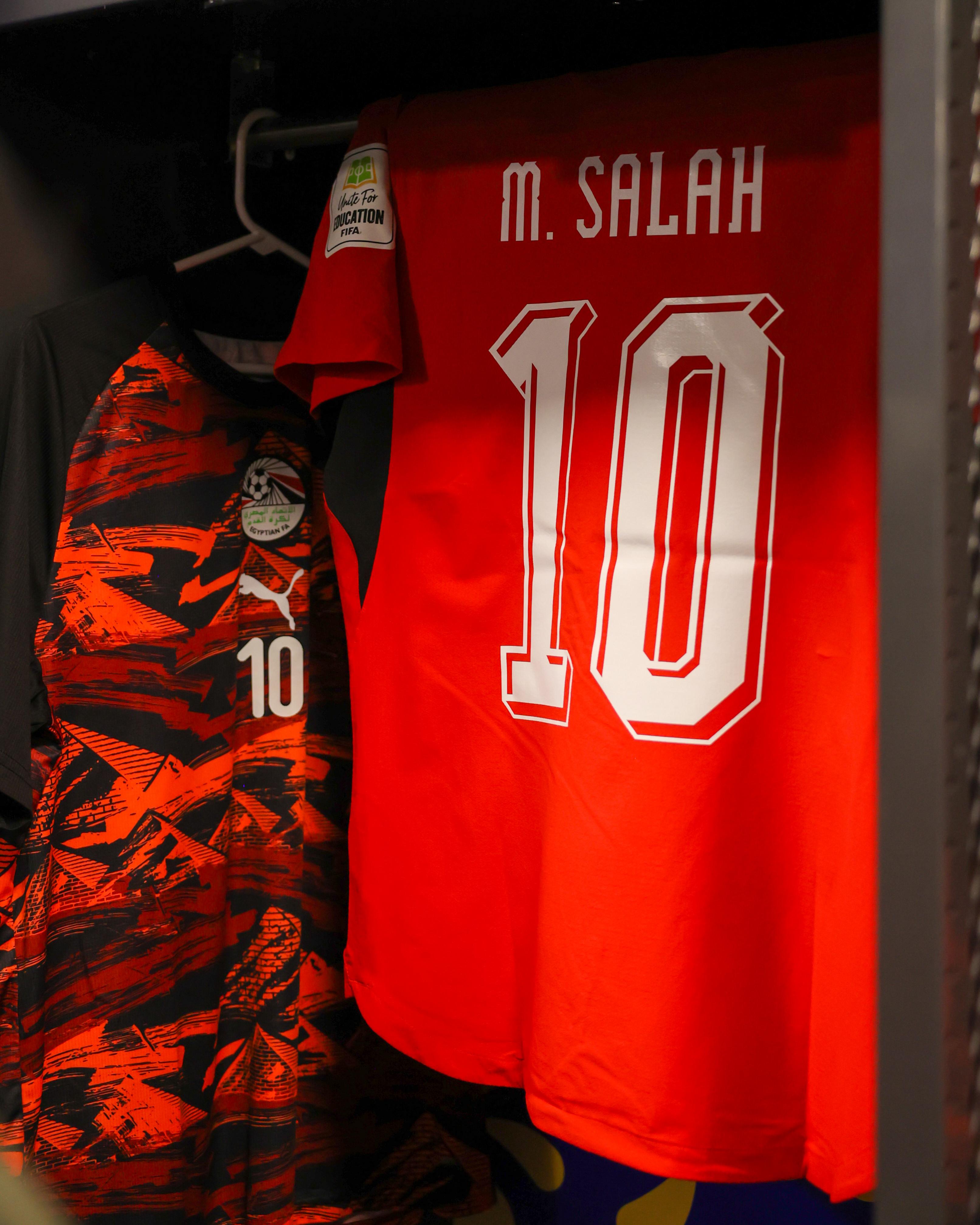 بالصور.. غرفة ملابس منتخب مصر على أتم استعداد قبل مواجهة الأرجنتين