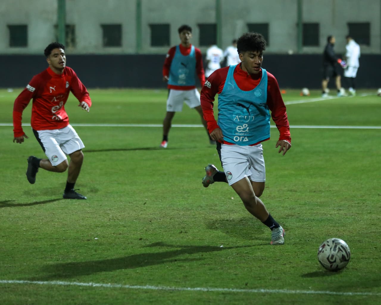 منتخب مصر 2007 يواصل تدريباته استعدادا لمواجهتي العراق وديا