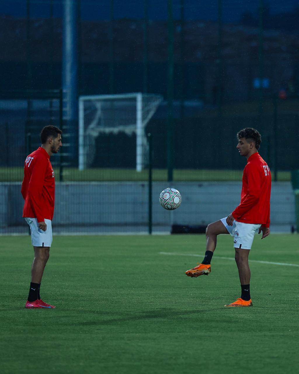 منتخب مصر يخوض آخر  تدريباته قبل مواجهة السنغال